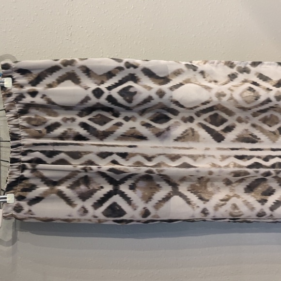 Wet Seal Y2K Pull On Maxi Skirt See Through Mini Lined Vintage Large Aztec Beach - Picture 3 of 8